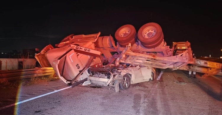 Accidente en el Arco Norte