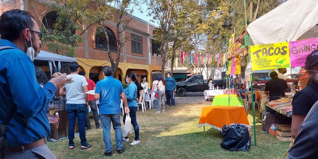 En el Lienzo Charro del Peñón hubo festival del pan.