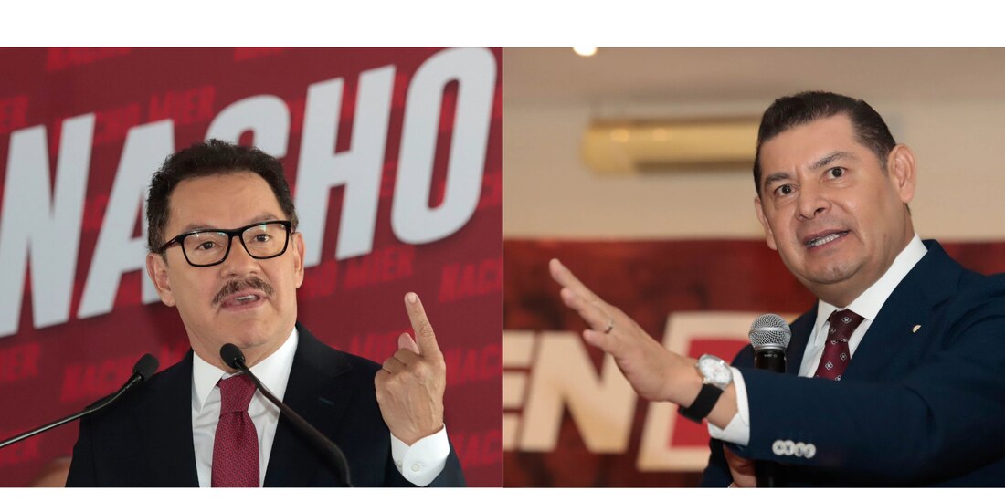 Alejandro Armenta e Ignacio Mier Velazco, se registraron para competir por el estado de Puebla.