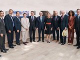 Claudia Sheinbaum sostiene reunión con senadores y senadoras de Estados Unidos.