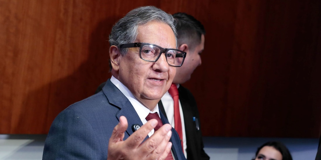 El presidente del Senado, Higinio Martínez Miranda, el 8 de septiembre de 2026.
