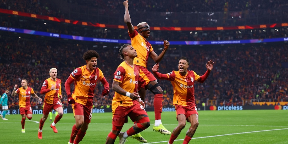 Galatasaray derrotó como local al Liverpool en el comienzo de los octavos de final de la Champions League.