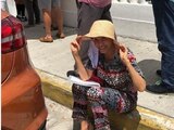 Florinda Meza compartió en redes sociales el momento en el que se encontraba formada en una fila a la espera de su vacuna contra COVID-19