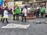 Autoridades acordonaron la zona.