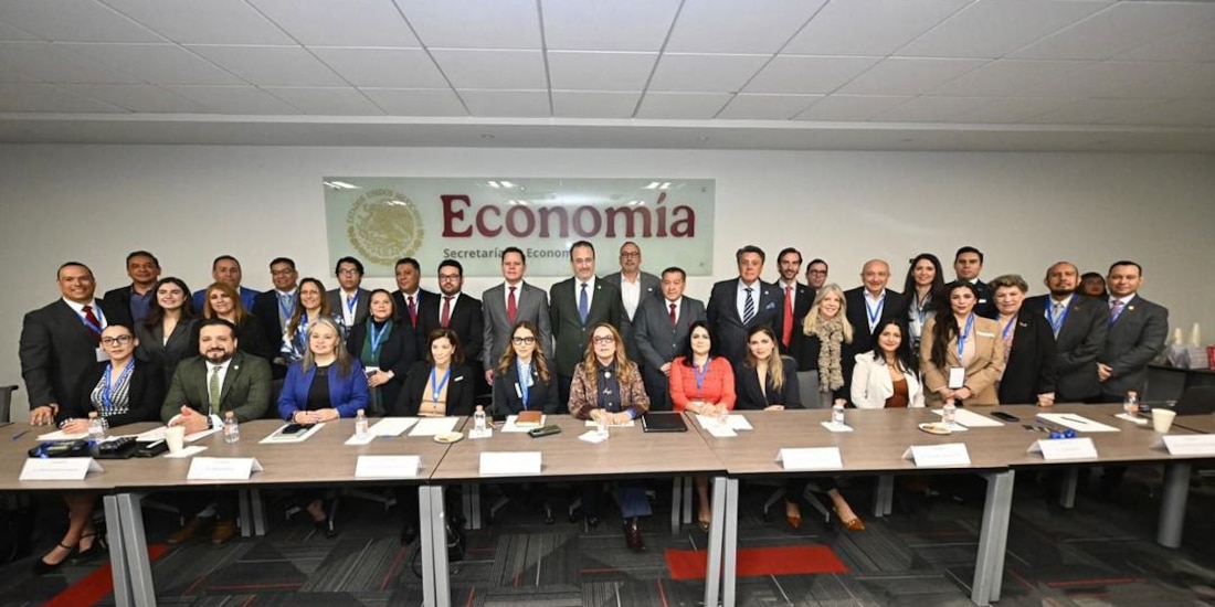 Anuncio realizado en las instalaciones de la Secretaría de Economía.