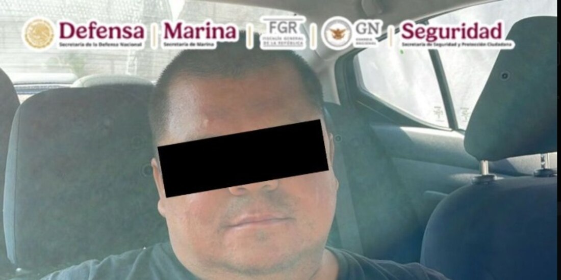 Roberto 'N', detenido por las autoridades.