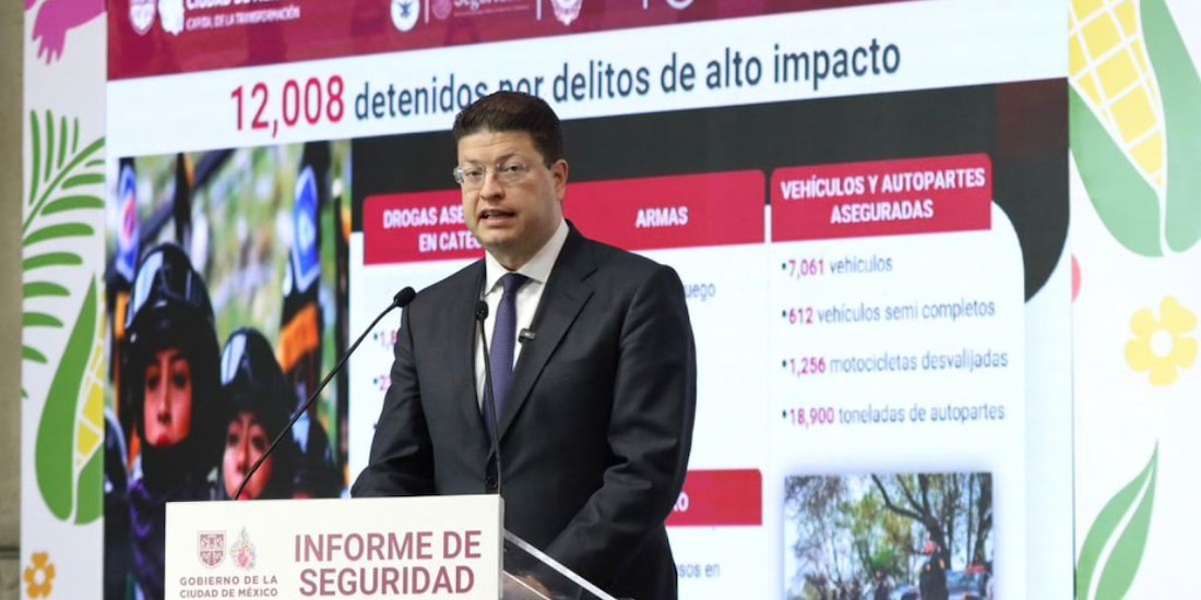La SSC de la CDMX logró la detención de más de 12 mil personas involucradas en delitos de alto impacto durante la presente administración.