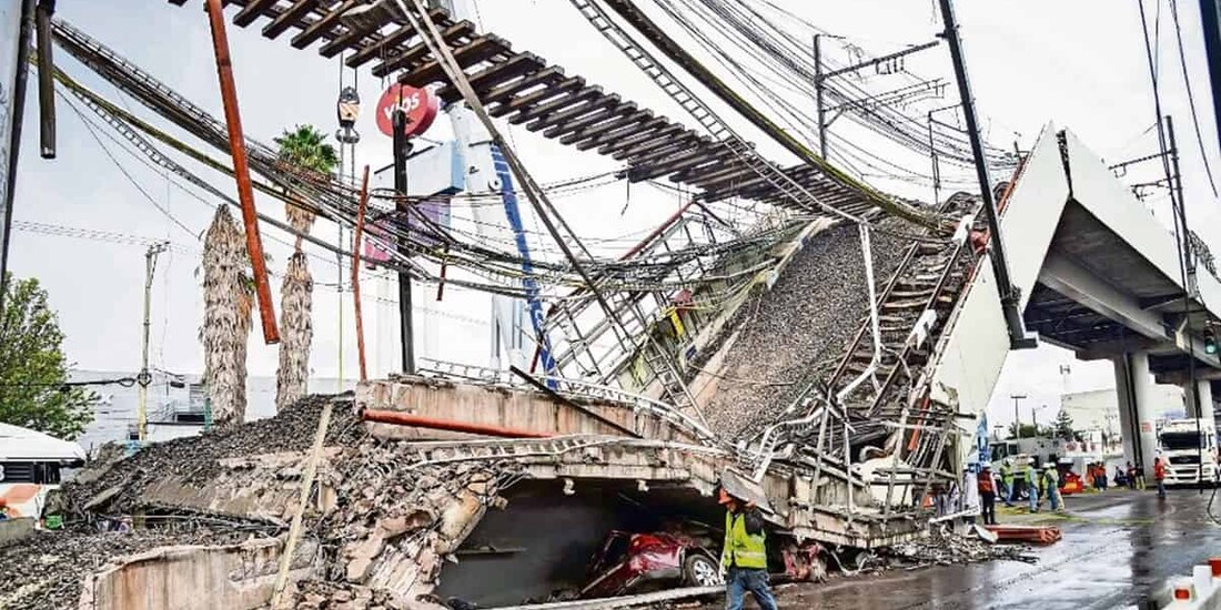 Colapso de Línea 12 del Metro.