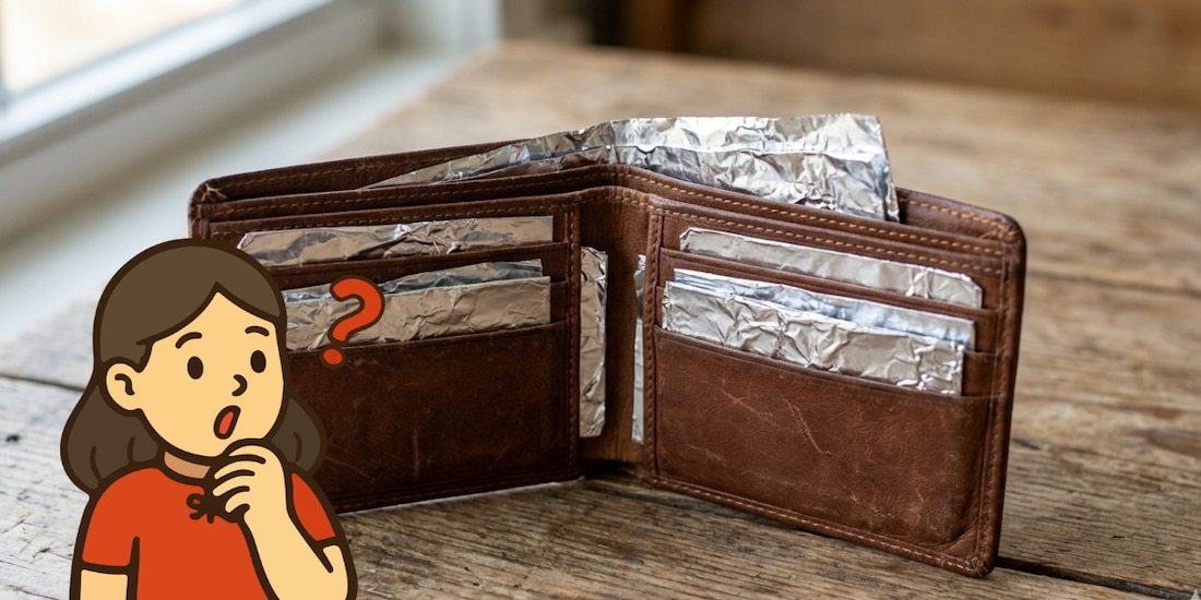 Papel aluminio en la cartera: mito o protección contra fraudes