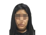 Wendy Fabiola "N", alias "La Tía" o "La Wendy", detenida por autoridades de Michoacán.