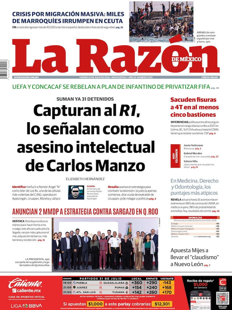 La Razón 31 Julio 2026