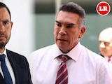 Marko Cortés Mendoza, senador del PAN, y Alejandro Moreno Cárdenas, dirigente nacional del PRI.