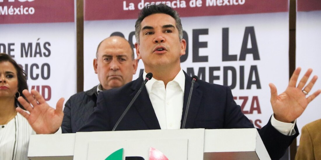 El dirigente del tricolor, en conferencia de prensa el pasado lunes.