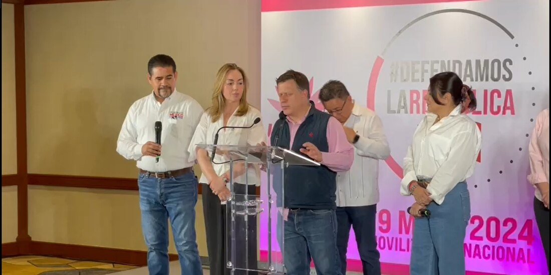 Organizadores de la marcha del siguiente domingo..