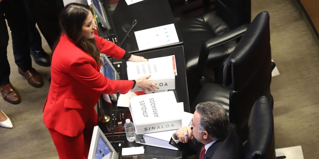 El reclamo directo en el Pleno del Senado de la República se dirigió al legislador por el estado de Sinaloa, Enrique Inzunza Cázarez.