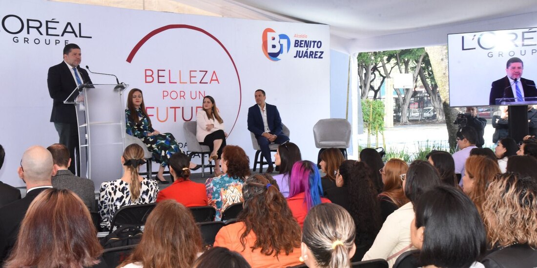Alcaldía Benito Juárez y Grupo L'Oréal se unen para empoderar a mujeres con "Belleza por un Futuro".