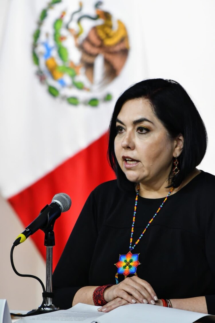 María Emilia Molina, magistrada de Circuito, durante una ponencia, en agosto del 2024.