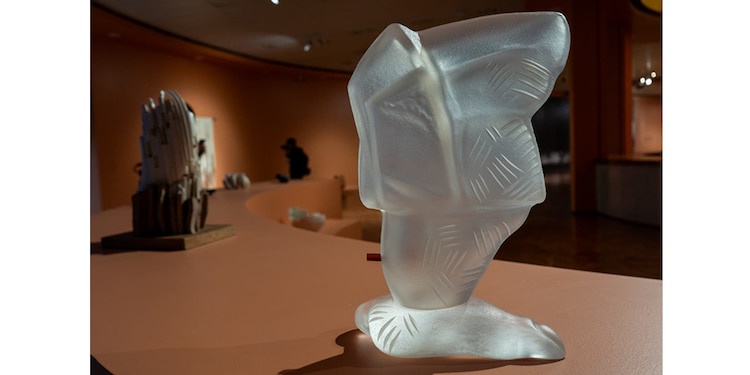 UNA de las 112 obras que conforman la
exposición de la artista austriaca