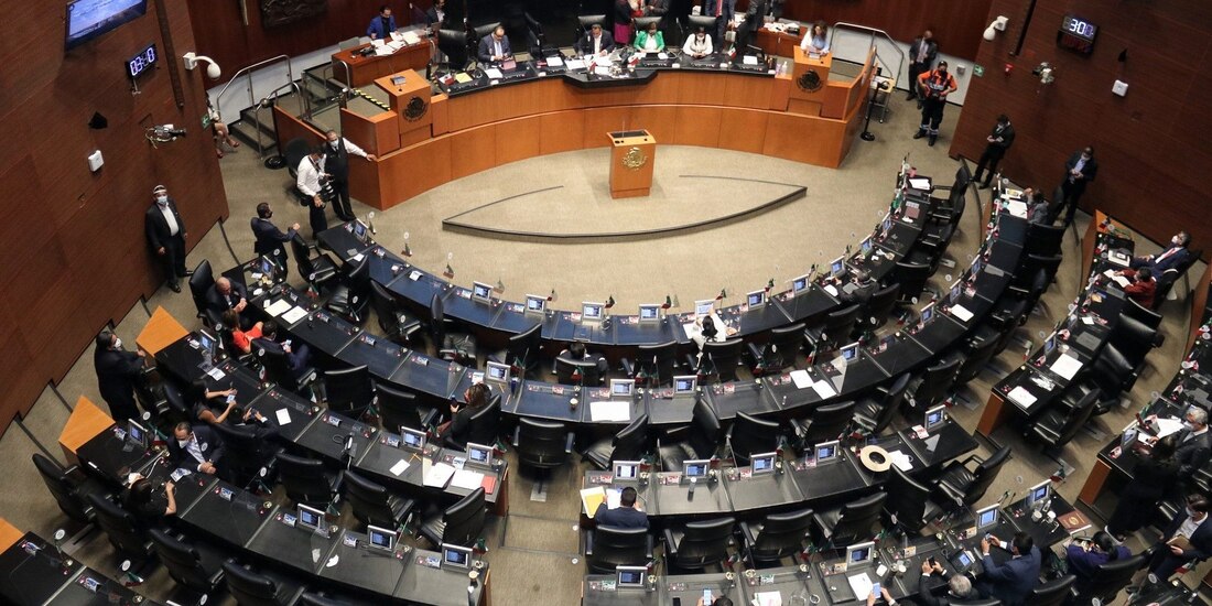 Sesión de hoy en el Senado.