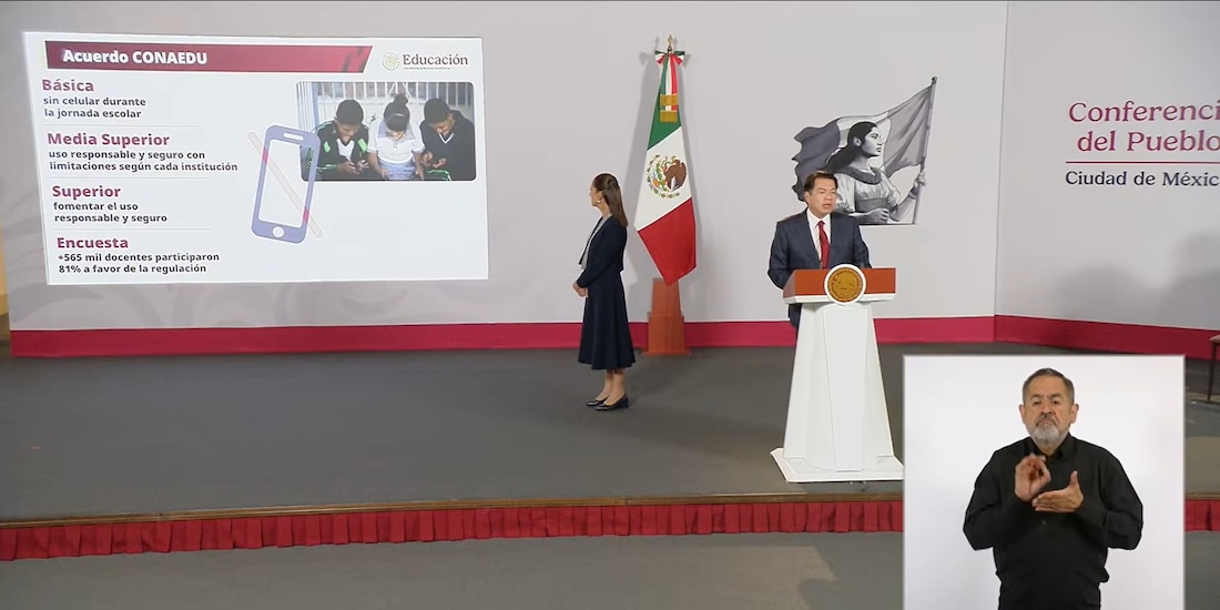 El titular de la SEP estuvo este lunes en la Mañanera de CSP.
