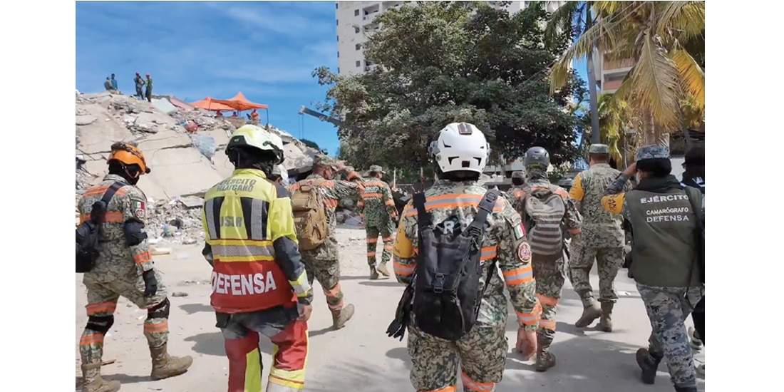 Personal del Ejército en Venezuela, en video difundido ayer por la SRE.