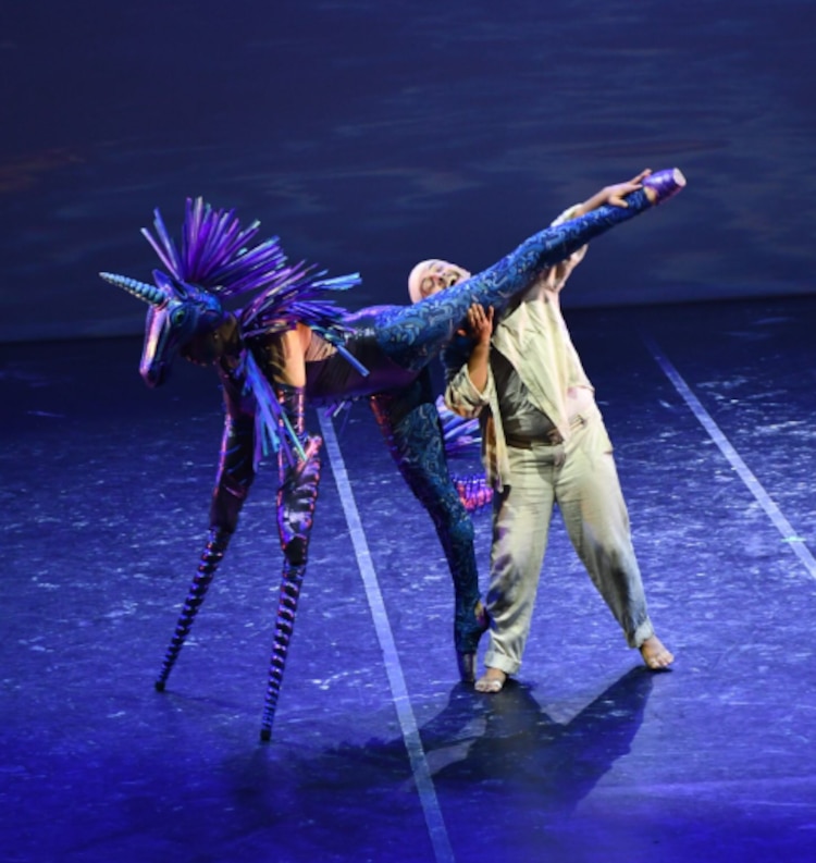 Los bailarines interpretaron a alebrijes que cobraron vida.