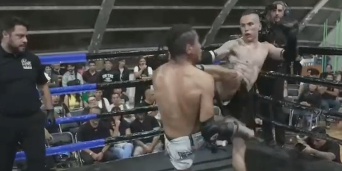 Uno de los combates de la primera edición de Deadly Fight League