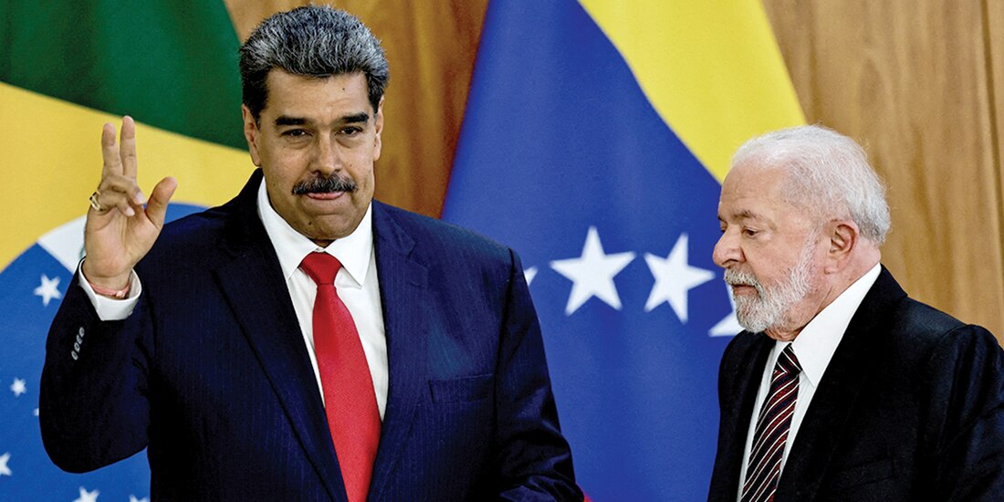 Nicolás Maduro y Luiz Inácio Lula da Silva, en un encuentro en mayo de 2023, en Brasil.