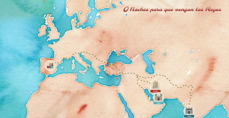 Mapa de los Reyes Magos