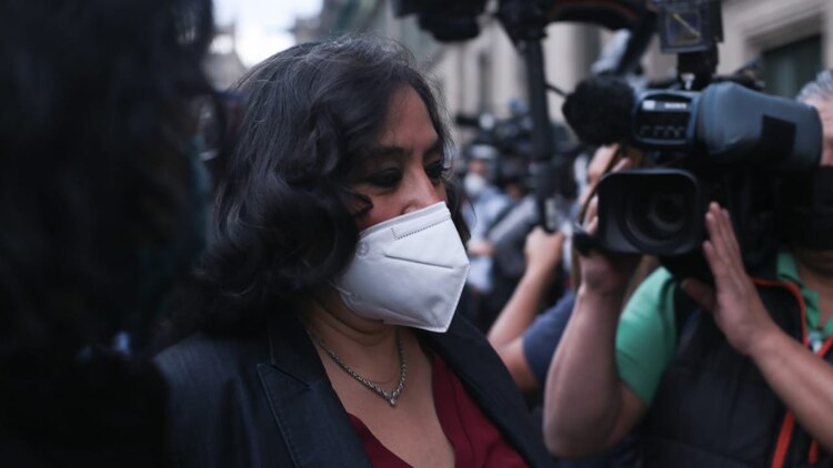 La secretaria de la Función Pública, Irma Eréndira Sandoval.
