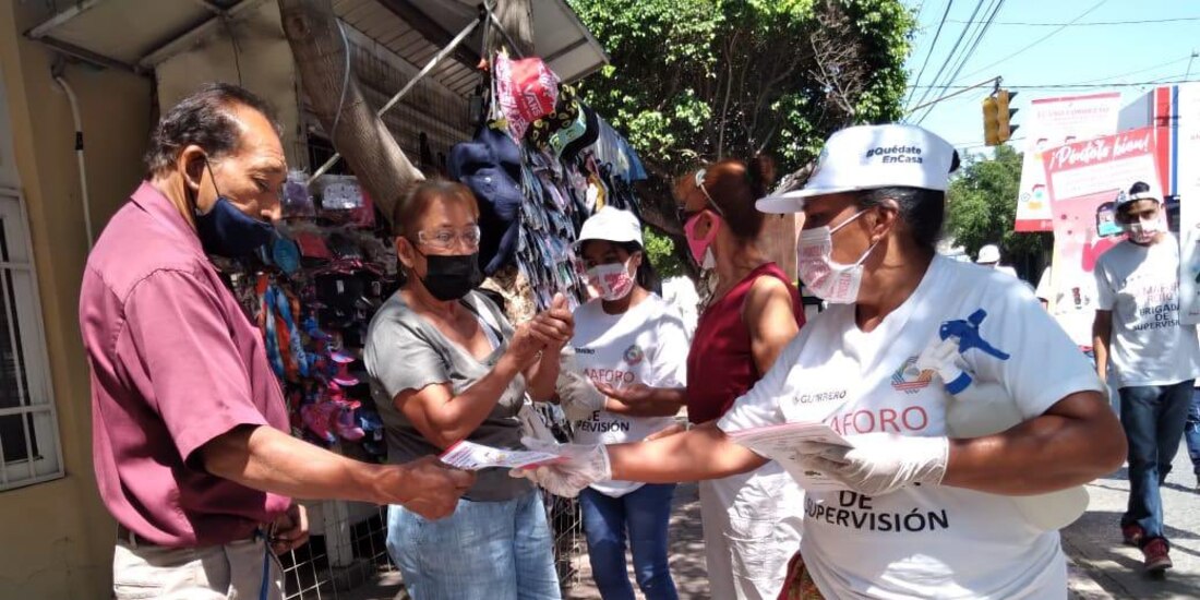 Brigadas de sanitización en Guerrero