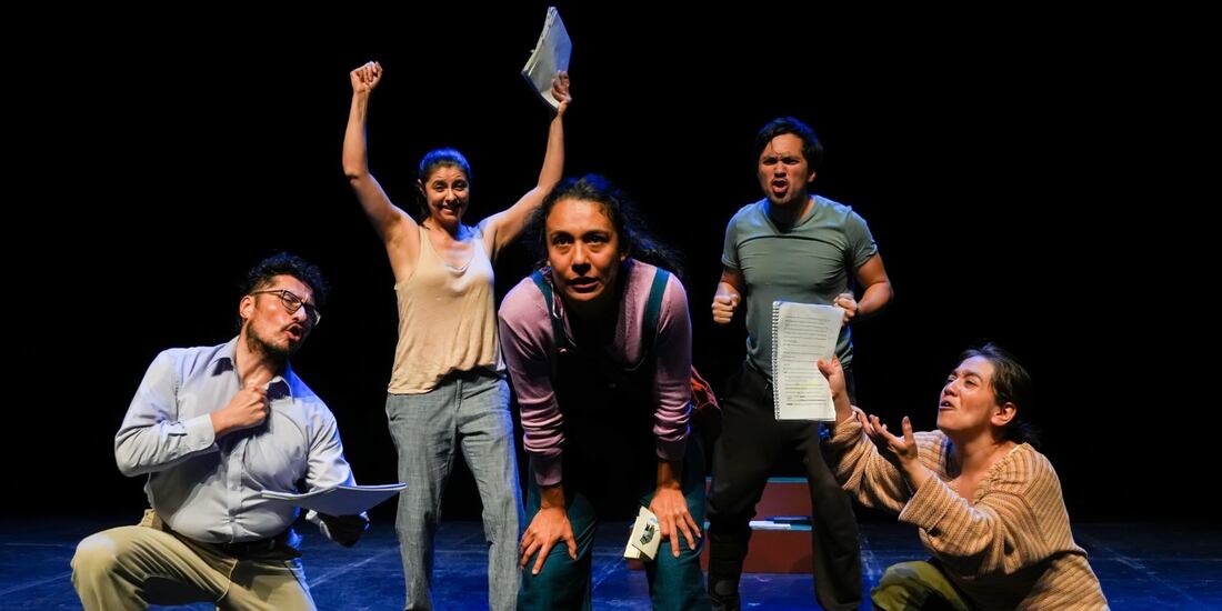 Montaje de El antiPalomas, de Enrique Olmos de Ita.