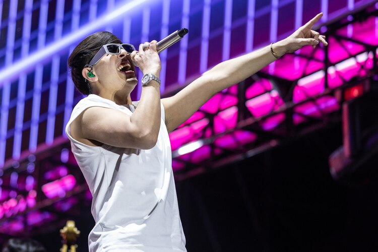 Oscar Maydon prendió en el Flow Fest.