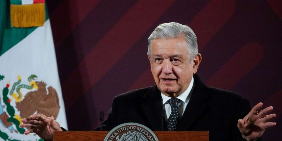 El Presidente Andrés Manuel López Obrador en Palacio Nacional.
