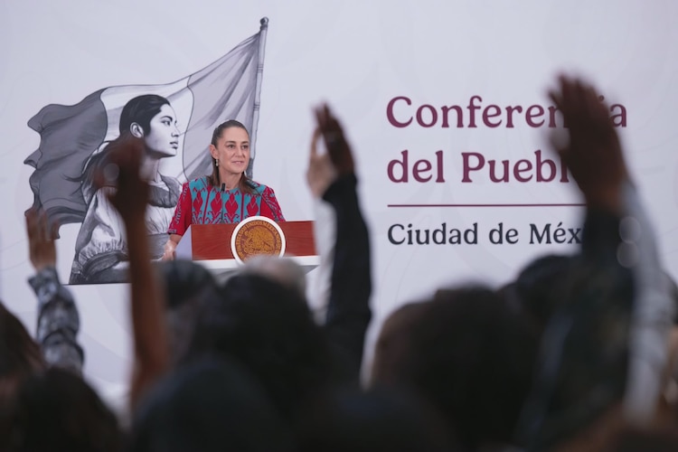 Conferencia de Claudia Sheinbaum.