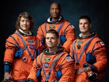 4 astronautas de Artemis II.