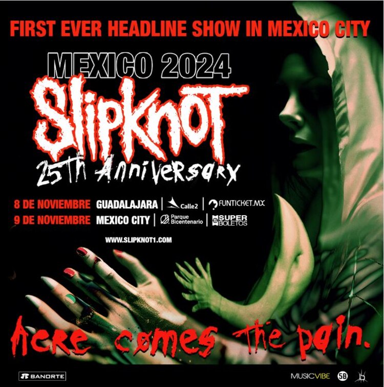 Slipknot anuncia conciertos en México