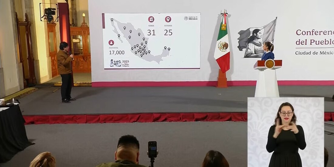 En la Mañanera del Pueblo de la Presidenta Claudia Sheinbaum estuvo Jesús Ramírez.