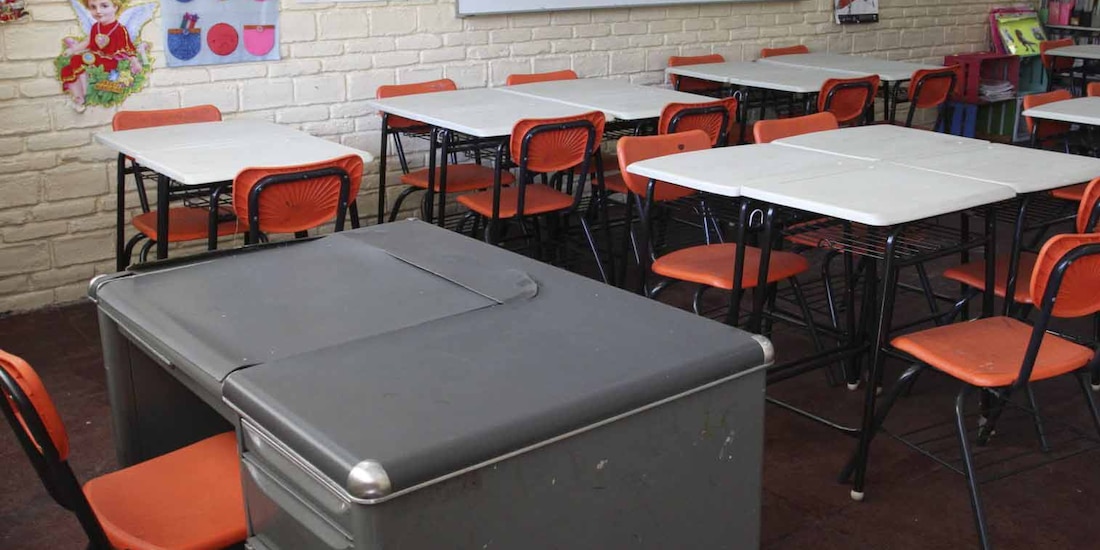 Instalaciones de una escuela primaria, en una fotografía ilustrativa.