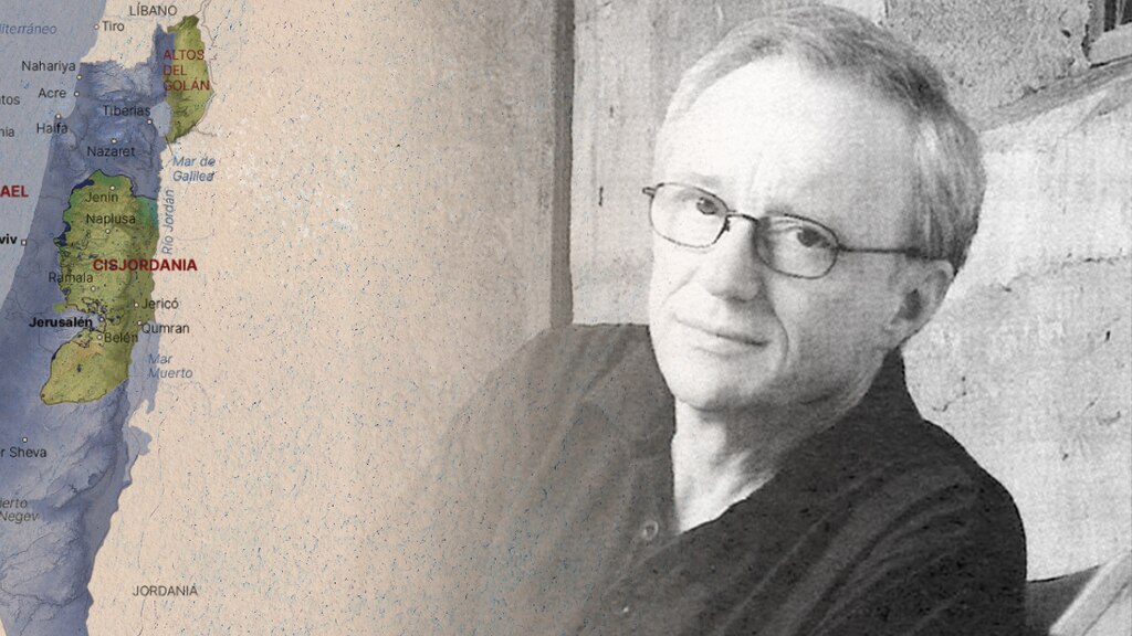 Mapa de Israel y David Grossman