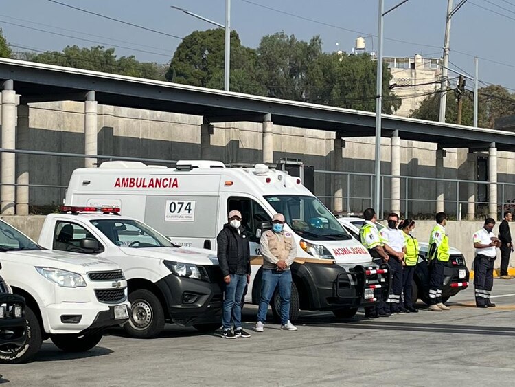 Operativo carretero “Semana Santa blanca 2022” en la caseta de Tlalpan