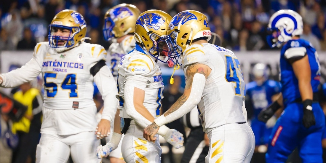 Los Auténticos Tigres de la UANL derrotaron a los Borregos Monterrey en la final de la ONEFA 2025.