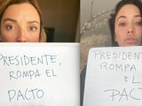 Regina Blandón y Maya Zapata se pronuncian contra candidatura de Félix Salgado Macedonio.