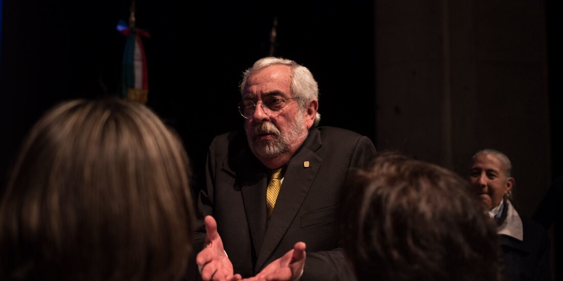El rector de la Universidad Nacional Autónoma de México, Enrique Graue