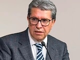 El líder morenista en la Cámara baja, Ricardo Monreal, ayer, en conferencia.