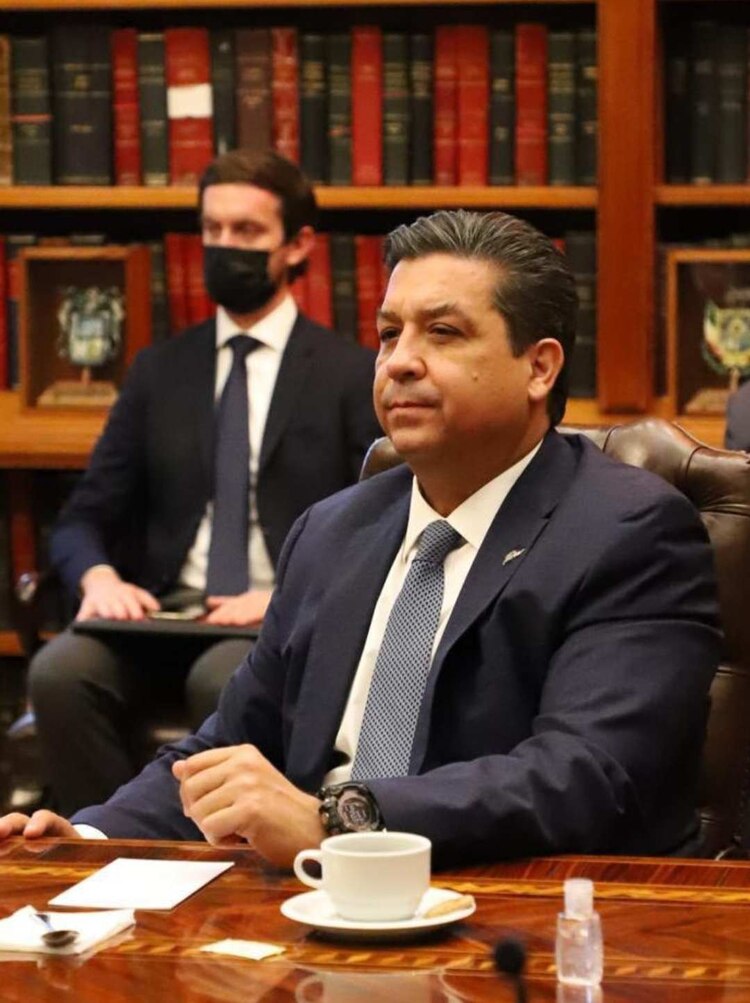 El gobernador de Tamaulipas, Francisco García Cabeza de Vaca, participó de manera presencial en la reunión con el titular de Segob..