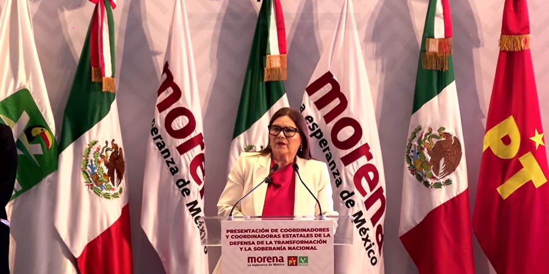 Imelda Castro, coordinadora de Defensa de la Transformación y la Soberanía Nacional en Sinaloa.