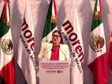 Imelda Castro, coordinadora de Defensa de la Transformación y la Soberanía Nacional en Sinaloa.