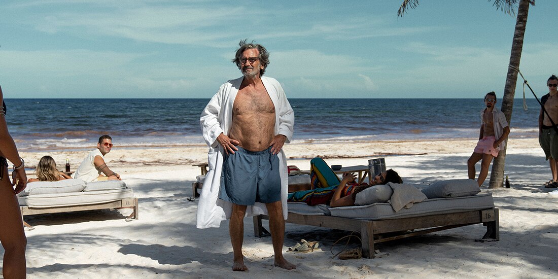 El actor Griffin Dunne, dando vida a Peter.