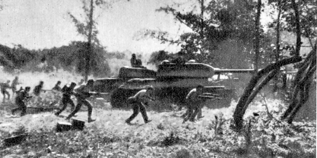 La Ofensiva lanzada cerca de la playa Girón, en 1961.